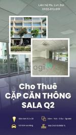 Cho thuê cặp thông nguyên căn 1200m2 - 245 triệu/tháng - kđt sala quận 2